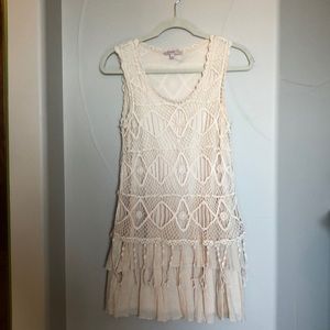White lace dress